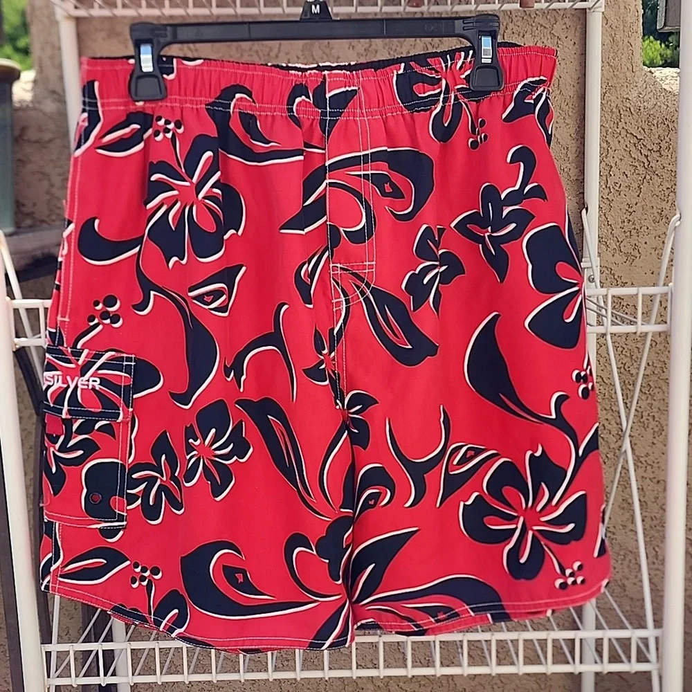 Quiksilver Swim Trunks Red Size 30